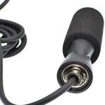 MD Stay Fit Fitness Black Jump Rope, Foam Handles, Bearing Bearing
