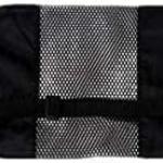 M D Stay Fit MD Nylon Mesh Bag Breathable Adjustable Yoga Gym Carry Strap Portable Black