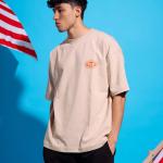 Beige Dream Chaser Oversized T-Shirt