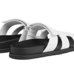 Hermes Chypre Sandals – White Palladium Hardware