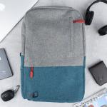 Two-Tone Linen Bag
