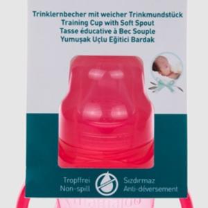 "Non-Spill Training Cup 160 ml with Handle & Anti-Colic Soft Spout (Assorted 5 Colours) "