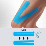 M D Stay Fit MD Cotton Elastic Muscle Tape 5M - Multi Color