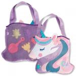 " BEACH TOTES BACK UNICORN 5 sand toys included "