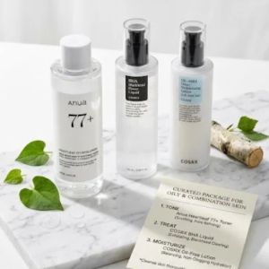 مجموعة النضارة الثلاثية للبشرة الدهنية والمختلطة (Curated Package for Oily & Combination Skin).