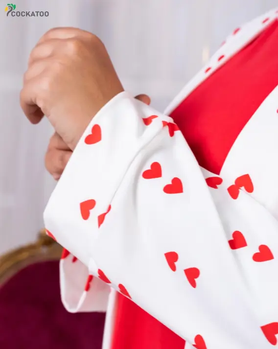 Colored Hearts Robe Set