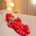 Red Hearts Robe Set
