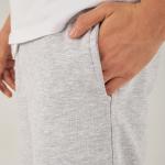 Gray Straight Sweatpants