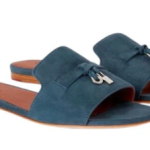 Loropiana Summer Charms Sandal Suede Goatskin Denim