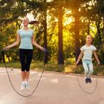 MD Stay Fit Professional Adjustable Jump Rope with Steel Wire Cable, Multiple Colours