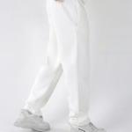 White Straight Sweatpants