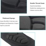 MD StayFit Protective Knee Pads for Volleyball, Thick Foam Knee Pads to Avoid Collision, Anti-Slip Breathable Sports Knee Brace for Football Basketball Running Dance