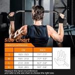 MD Stay Fit Premium Leather Workout Gloves for Men & Women - Weight Lifting, Gym, Cycling Gloves