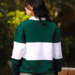 Green Humble Hustler Half Zip Sweatshirt