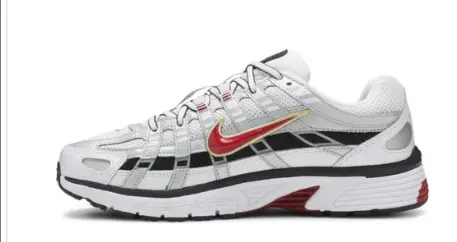 Nike P-6000 'Metallic Silver Red'