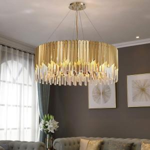 Crystal chandelier 50cm-Gold