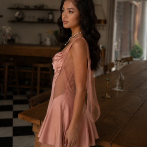 NIGHT GOWN ( Pearl Pink )