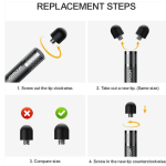Joyroom jr-dr01 stylus pen for ios, android, windows smart phone - black
