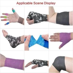 MD Stay Fit Self-Adhesive Sports Bandage Tape for Soccer Sock Support, Cohesive Wrap, 1 Piece Set