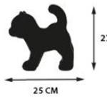 Plush Toy Black and White Kitten