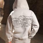 Noise zip up hoodie grey