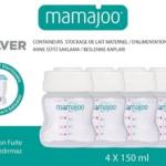 4x Breastmilk / Baby Food Storage Containers Set 150 ml
