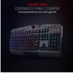 REDRAGON K503 Gamer Membrane Keyboard, Harpe Pro