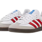 Adidas Samba OG – White Better Scarlet