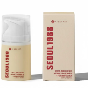 كريم كي سيكريت سيول 1988 بالريتينال ليبوزوم 1% والأرز المخمر | K-SECRET SEOUL 1988 Cream: Retinal Liposome 1% + Fermented Rice 50ml