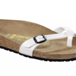 Birkenstock PIAZZA Birko-Flo White Patent
