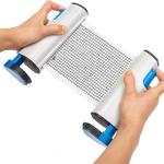 MD Stay Fit Retractable Table Tennis Net Ping Pong Holder Replacement Adjustable Retractable for Any Travel Portable Multi Color
