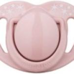Twin Orthodontic Silicone Soothers Powder Pink 6m+ with Sterilization & Storage Bo