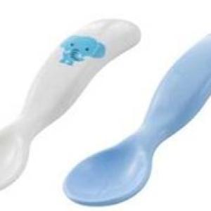 SPOONS SET ELEPHANT & BLUE