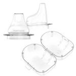 MAMAJOO 2 x ANTI-COLIC SILICONE SOFT SPOUTS & STORAGE BOX