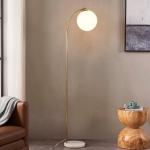 Floor Lamp Gold Metal