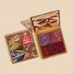 Eyeshadow Glitter palette of 4 shades