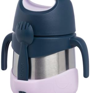 insulated food jar - indigo rose