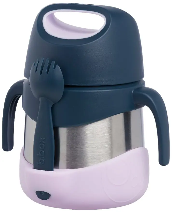 insulated food jar - indigo rose