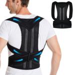 MD STAY FIT Adjustable Back Brace Posture Corrector Shoulder Lumbar Spine Posture Corrector Belt for Men Women Adjustable Corset