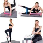 M D Stay Fit MD 100% Original Latex Resistance Band, Elastic Bands for Strength Training, Gym Loop Bands, Crossfit, Yoga Elastic Tension Rope, Hip Workout Equipment 5 Pack