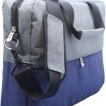 Two-Tone Square Laptop Bag
