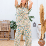 Wild Blossom Nursing Pajama Set