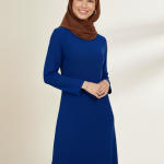 فستان البرنسيسة كريب رويال مستورد 069
