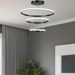 LED metal ceiling lamp 75x60cm + Free Remote