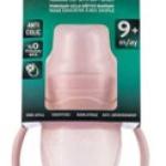 Non-Spill Training Cup 270 ml Powder Pink With Handle & Anti-Colic Soft Spout