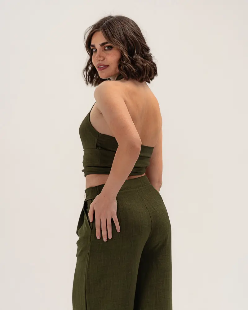 Olive – Linen Pants
