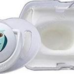 MAMAJOO 1x ORTHODONTIC SILICONE SOOTHER OWL 0M+ & STORAGE BOX