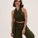 Olive – Linen Top