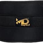 MD Stay Fit Fabric Gym Weight Lifting Belt - one size