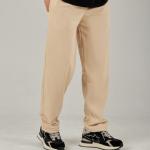 Beige Straight Sweatpants